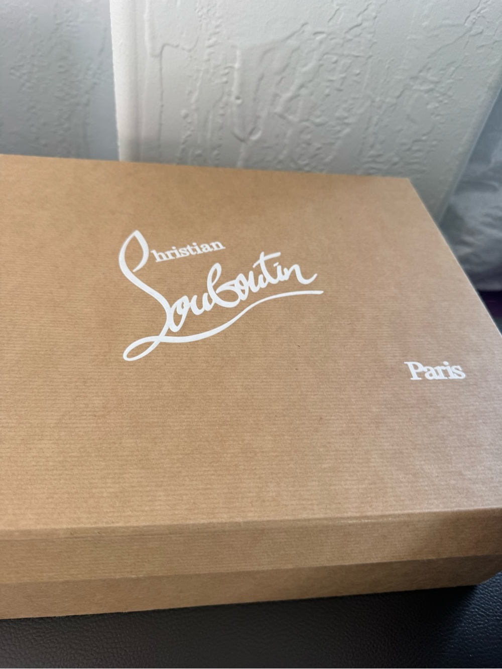 Christian Louboutin Black Mesh Sandals with Signature Red Sole - Picture 3 of 7
